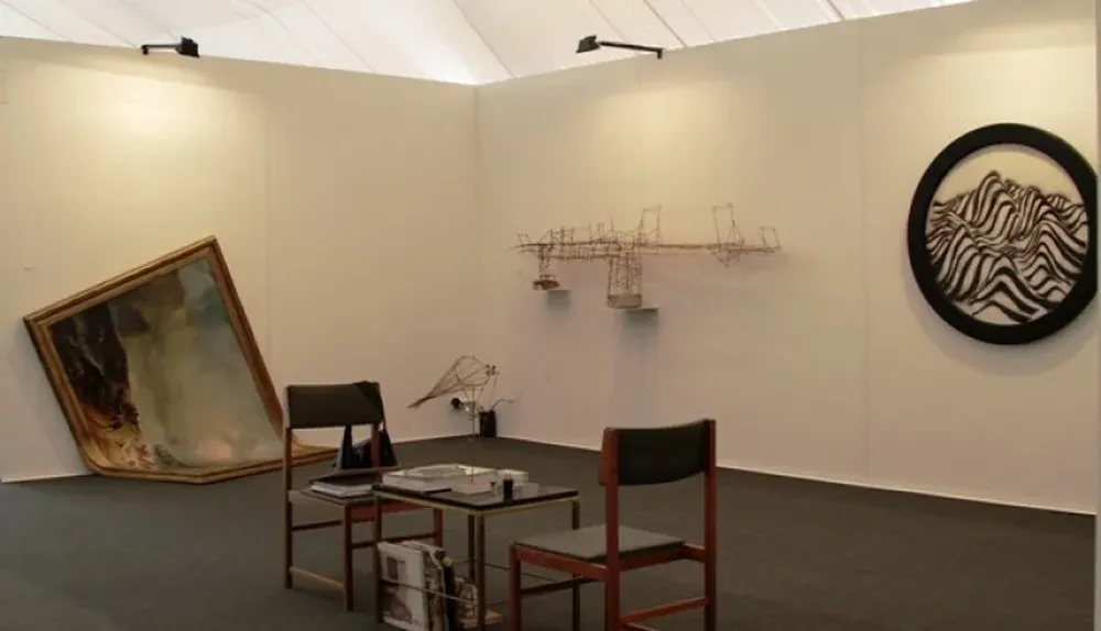 Uno de los sectores de la Feria Internacional de Arte Contemporáneo, en Punta Del Este (Archivo)