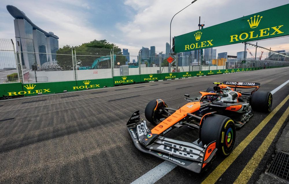 Norris se quedó con la FP2.