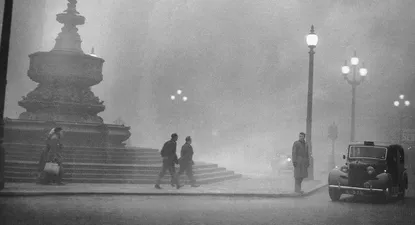 Picadilly Circus, Londres, en 1952