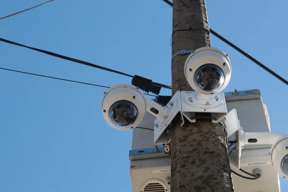 Cámara de videovigilancia del Minsterio del Interior. (Archivo)
