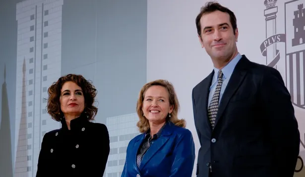 Carlos Cuerpo, Nadia Calviño y María Jesús Montero