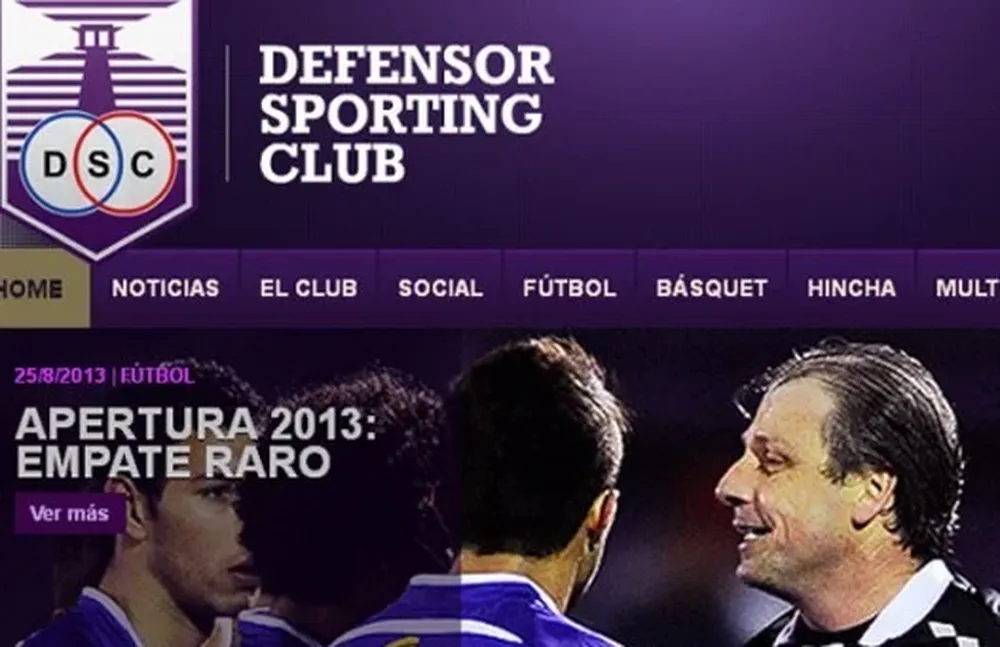 La versión corregida de la web de Defensor