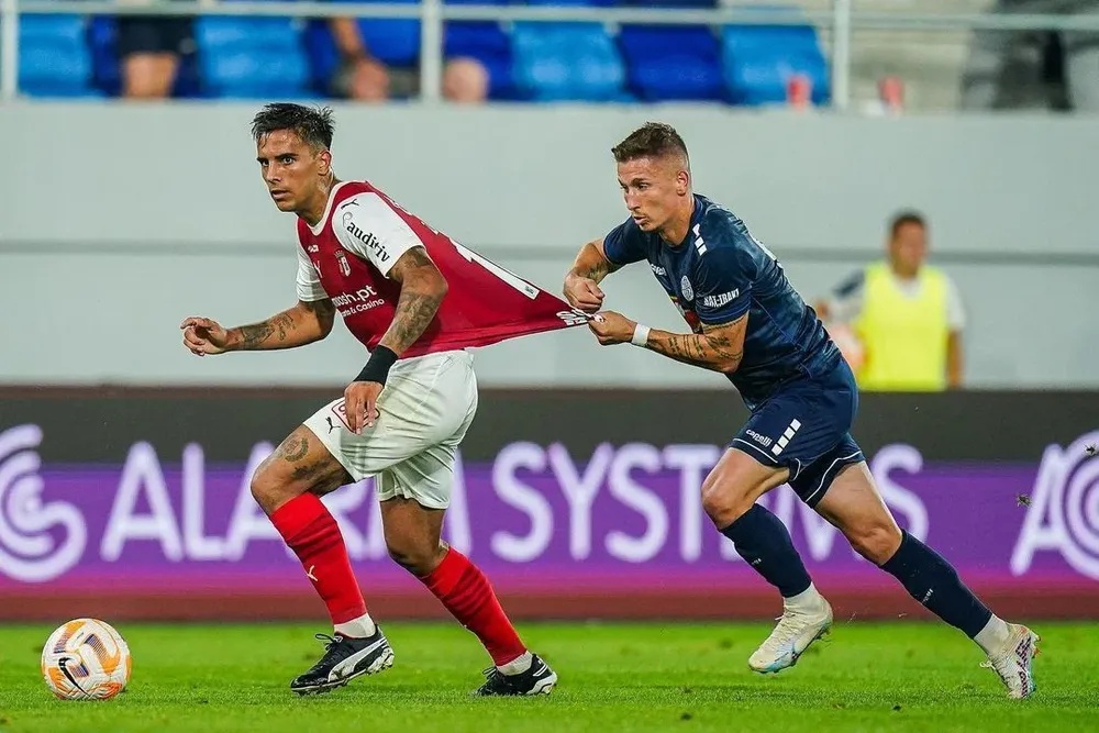 Rodrigo Zalazar clasificó con Sporting Braga a la fase de grupos de Liga de Campeones