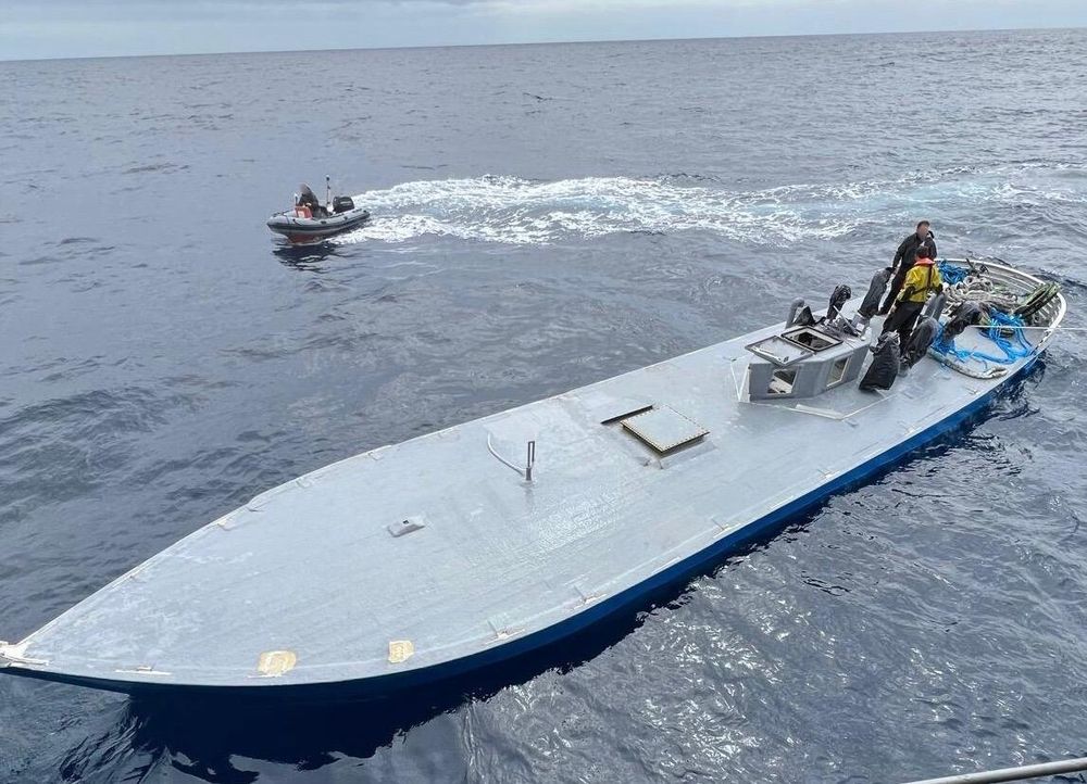 Narcosubmarino incautado por las autoridades de Portugal