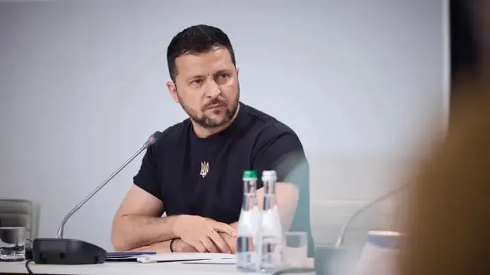 Presidente de Ucrania, Volodimir Zelenski.