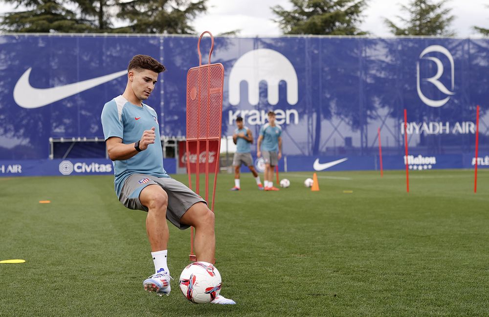 Primer entrenamiento para Julián.