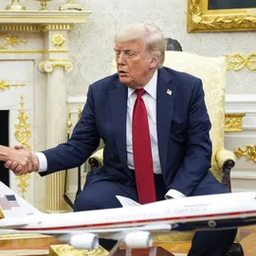 Donald Trump y Mark Rutte en la Casa Blanca. 