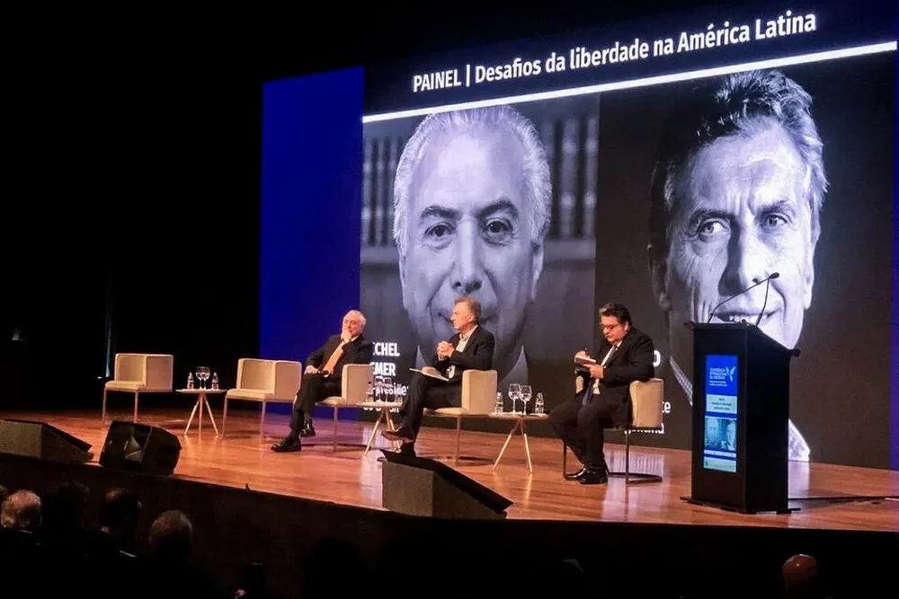 Macri en la Conferencia Internacional de la Libertad