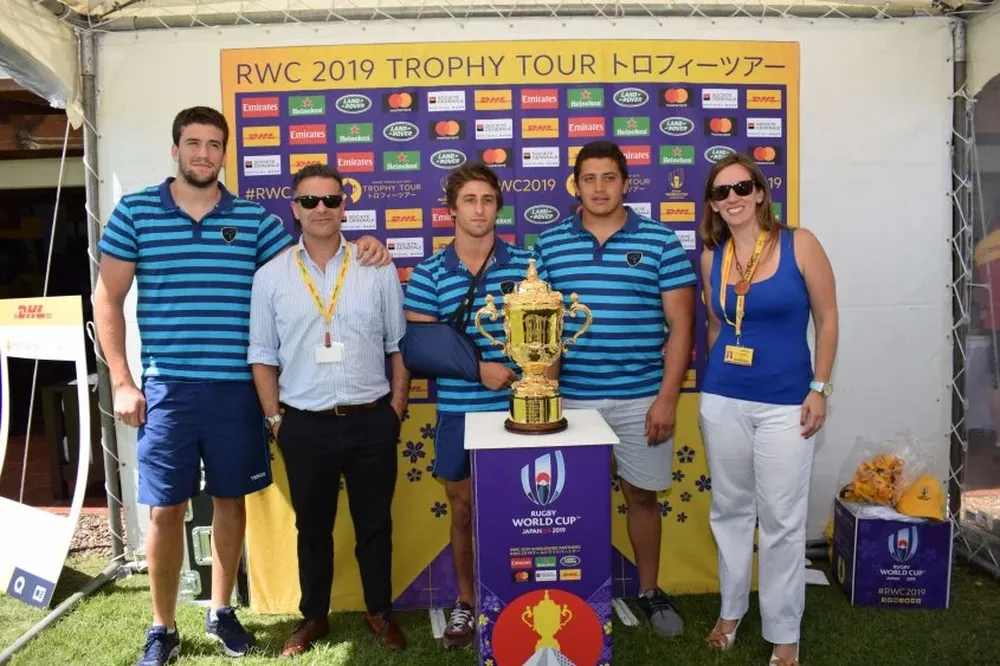 Ignacio Dotti, Marcelo Ottonello, Santiago Arata, Matias Benitez y Carolina Pommerenck