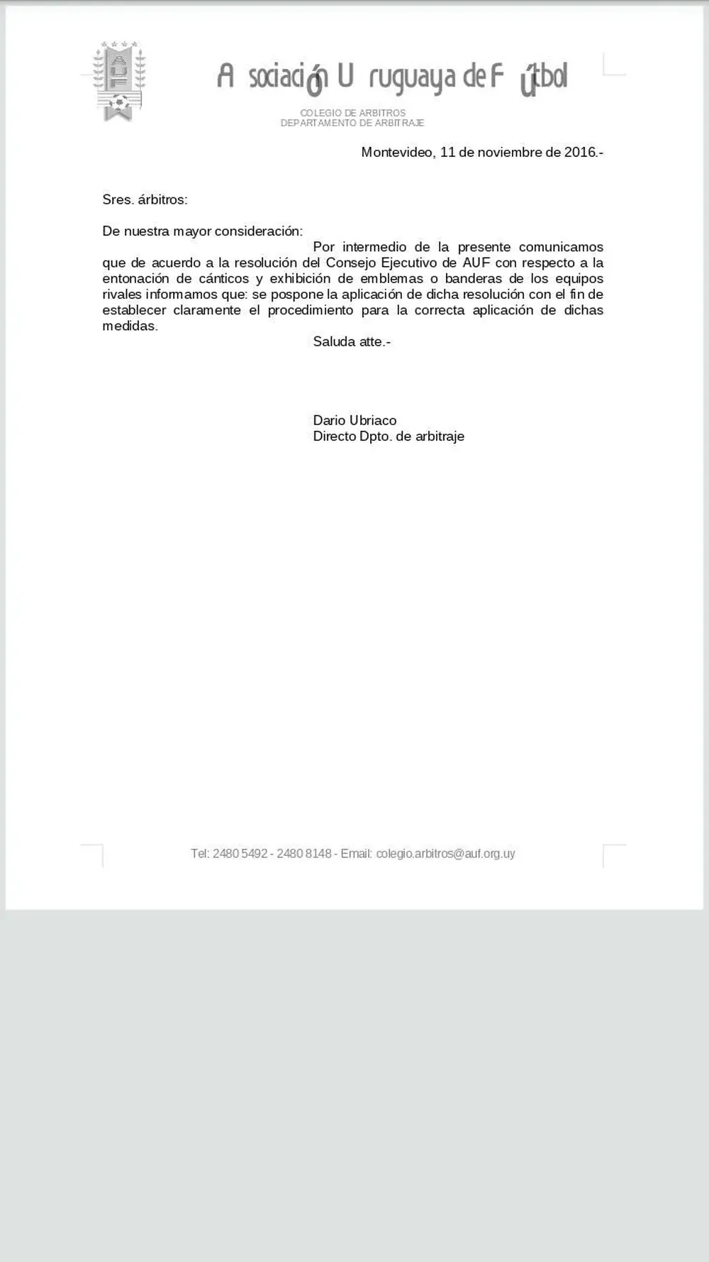 Se aplazó la decisión de suspender partidos, en los que se entonen cánticos violentos