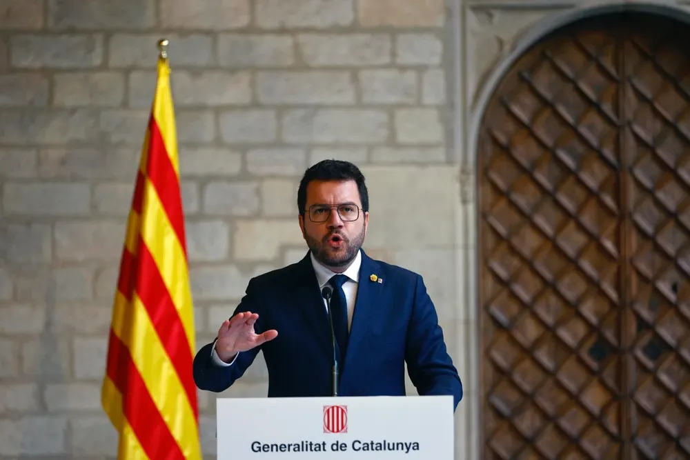 Pere Aragonés, titular de la izquierda catalana (ERC).
