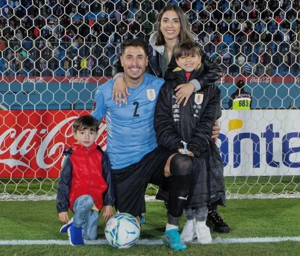 Josema, Regina y sus dos hijos