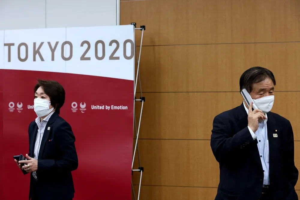 Toshiaki Endo y Seiko Hashimoto