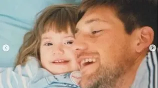 Fabián ONeill con su hija Marina