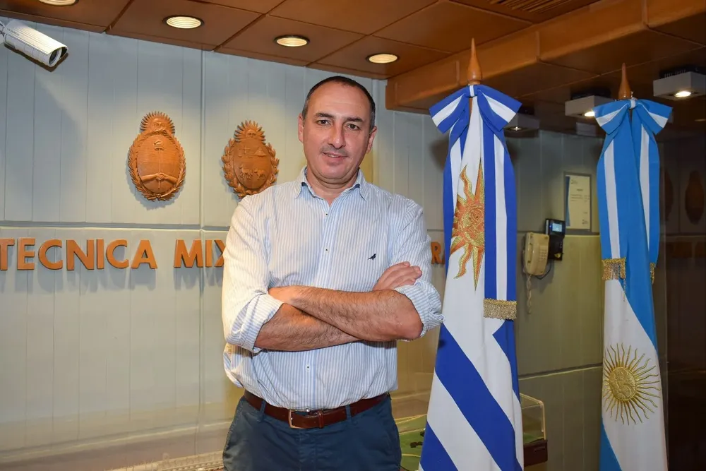 Carlos Albisu, presidente de la Comisión Técnica Mixta de Salto Grande.