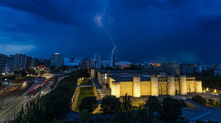 Algunas de las imágenes de la tormenta en Zaragoza.&nbsp;