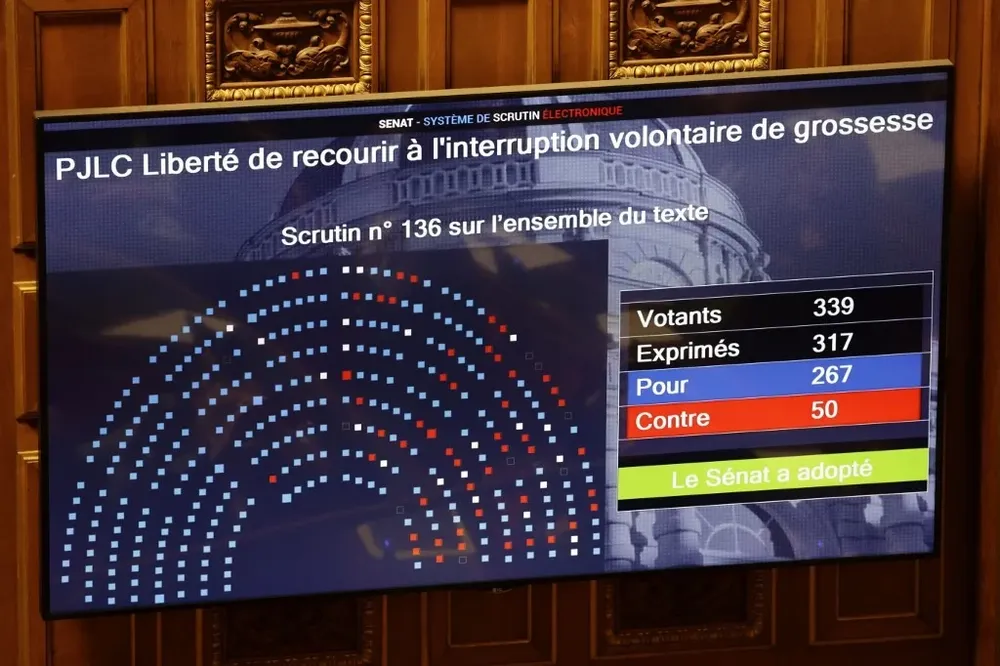 Por 267 votos a favor y 50 en contra, los senadores dieron el visto bueno a esta medida impulsada por el gobierno del presidente Emmanuel Macron y la oposición de izquierda.