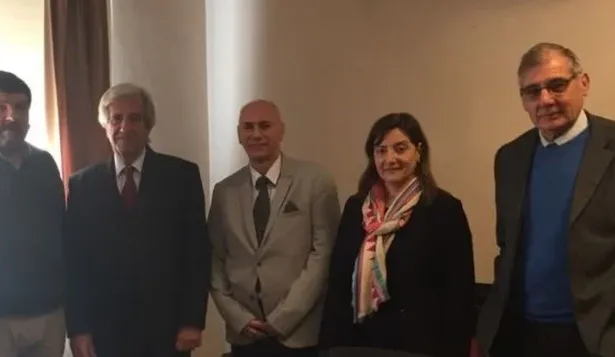 Daniel Ayala, Osvaldo Bianchi, Tabaré Vázquez, Gustavo Fernández, Patricia Nava, Roberto Ibarra