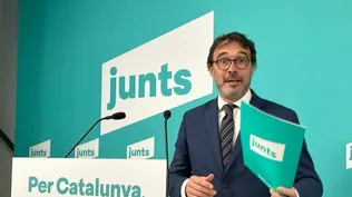 El portavoz de Junts, Josep Rius.