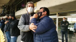Las lágrimas de Barrera en su último clásico y el abrazo con Ruglio