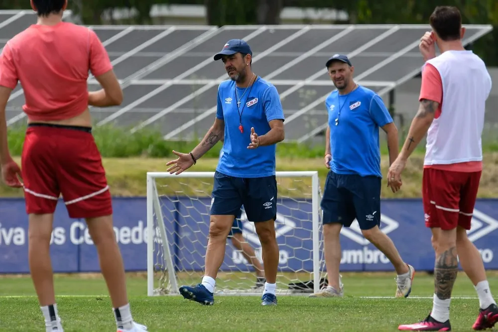 Recoba en la pretemporada de Nacional