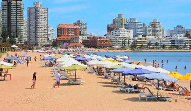 Vista de Punta del Este en verano.