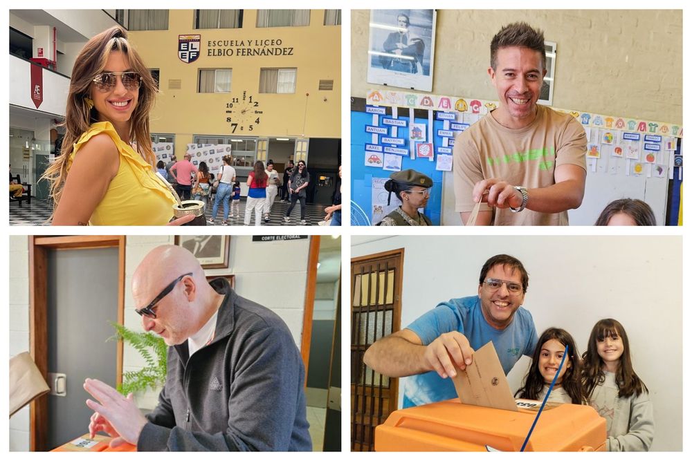 Los famosos votando en las elecciones