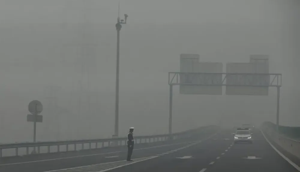 Altos niveles de contaminación en Boading, China