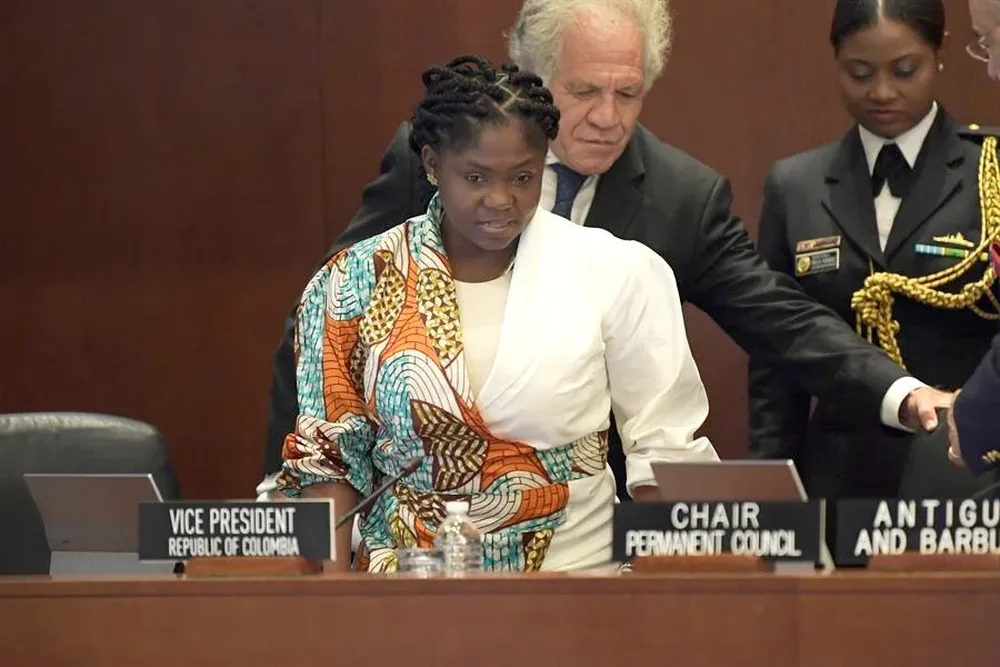 La vicepresidenta de Colombia, Francia Márquez pidió apoyo ante la OEA para la lucha contra el racismo y para lograr la “paz total”
