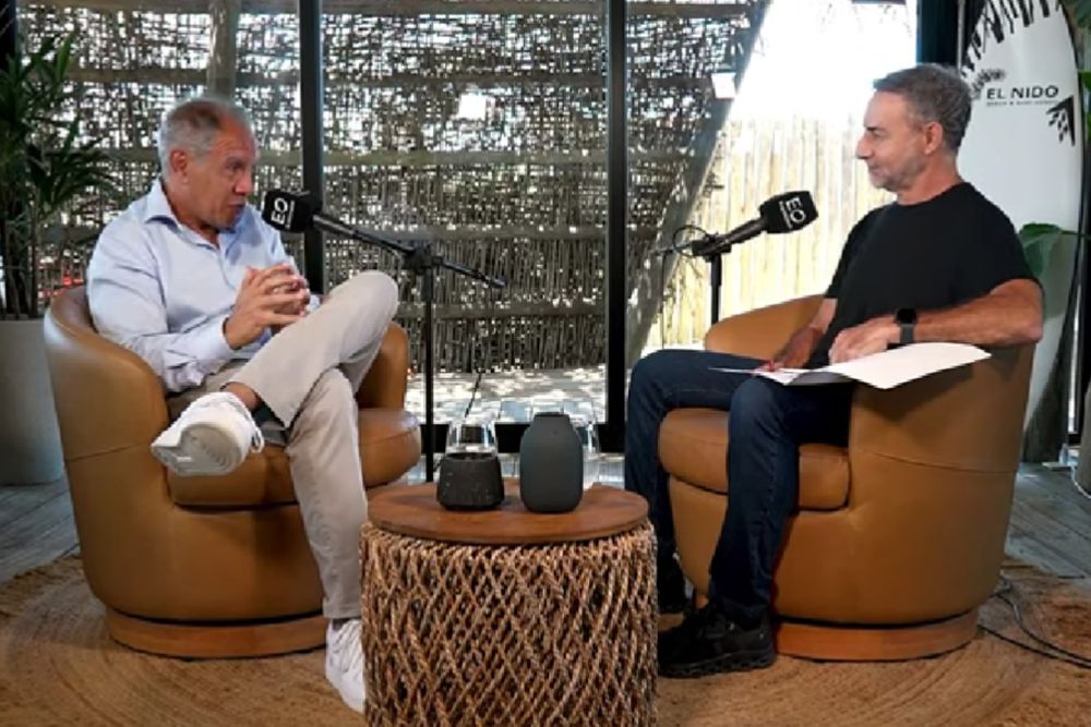 Majul entrevistó a su colega Hadad.