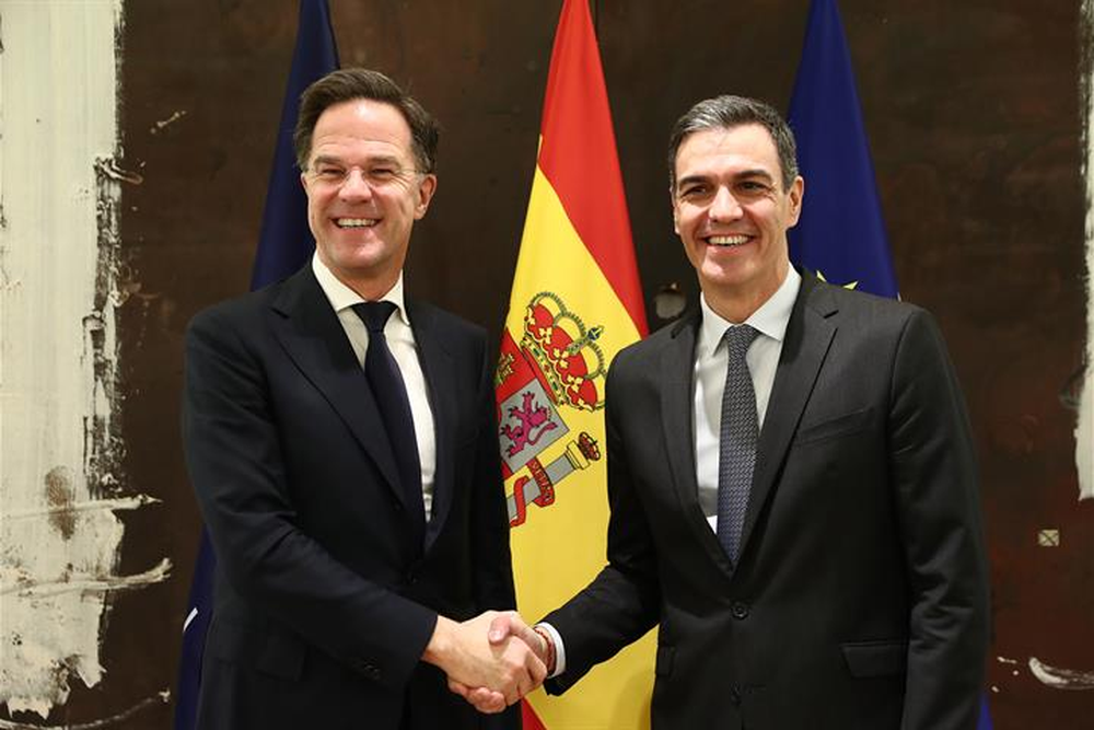 Pedro Sánchez y Mark Rutte