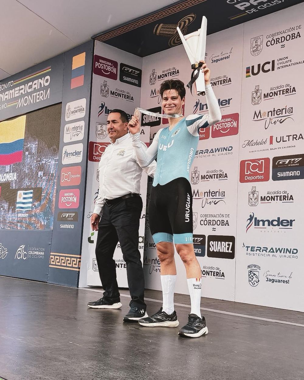 Eric Fagúndez logró la medalla de bronce para Uruguay en Montería