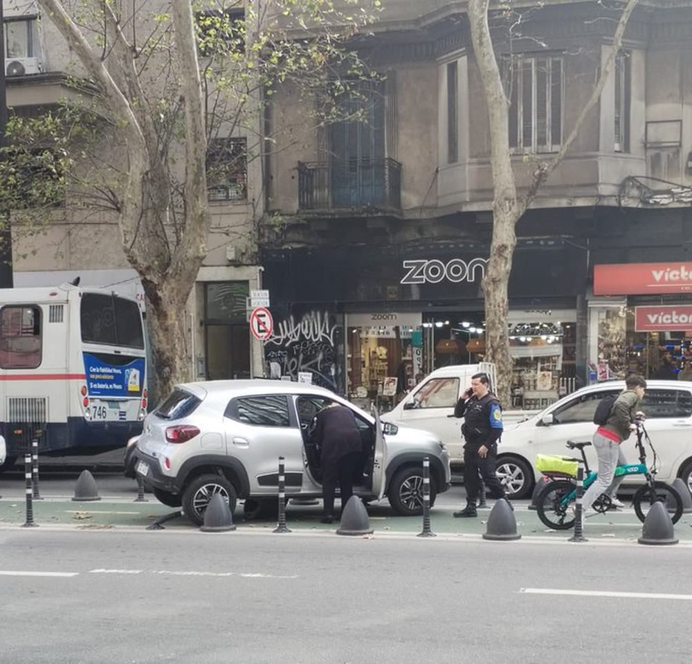 Accidente en ciclovía de 18 de julio