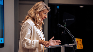 La vicepresidenta segunda, Yolanda Díaz