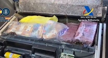 Imagen de la droga incautada en un laboratorio clandestino en Valladolid