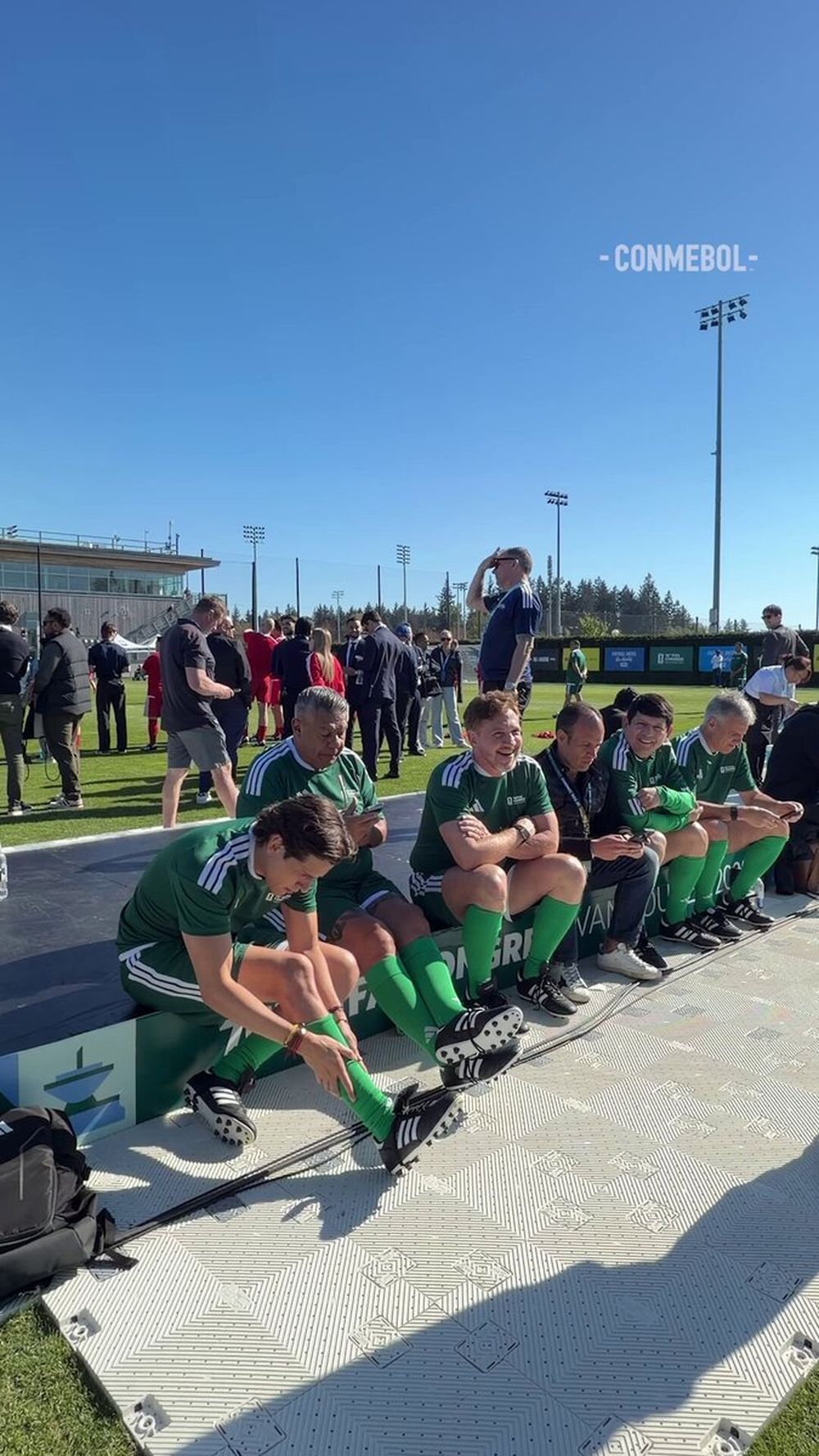 Alejandro Domínguez en el Torneo de Delegaciones antes del Congreso de FIFA