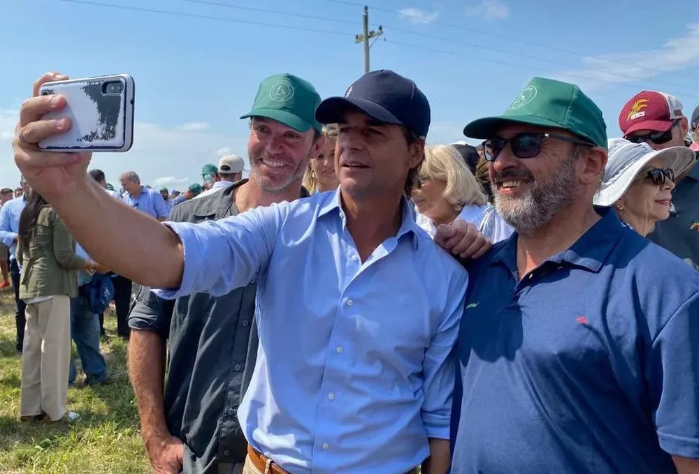 El presidente estuvo en la actividad de los arroceros.