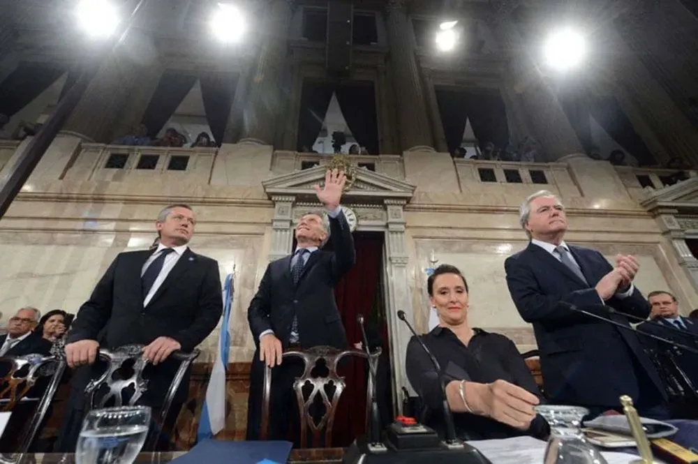 Macri enfrentó a un Congreso dividido entre oficialistas y antimacristas. Presidencia Argentina