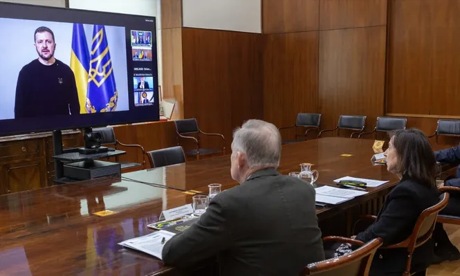 La ministra de Defensa, Margarita Robles, participa en una reunión del Grupo de Contacto para la Defensa de Ucrania.