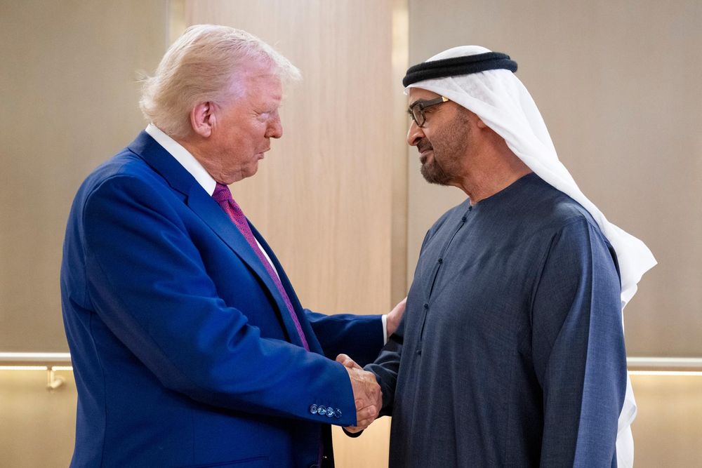 El presidente Donald Trump en Emiratos Árabes Unidos