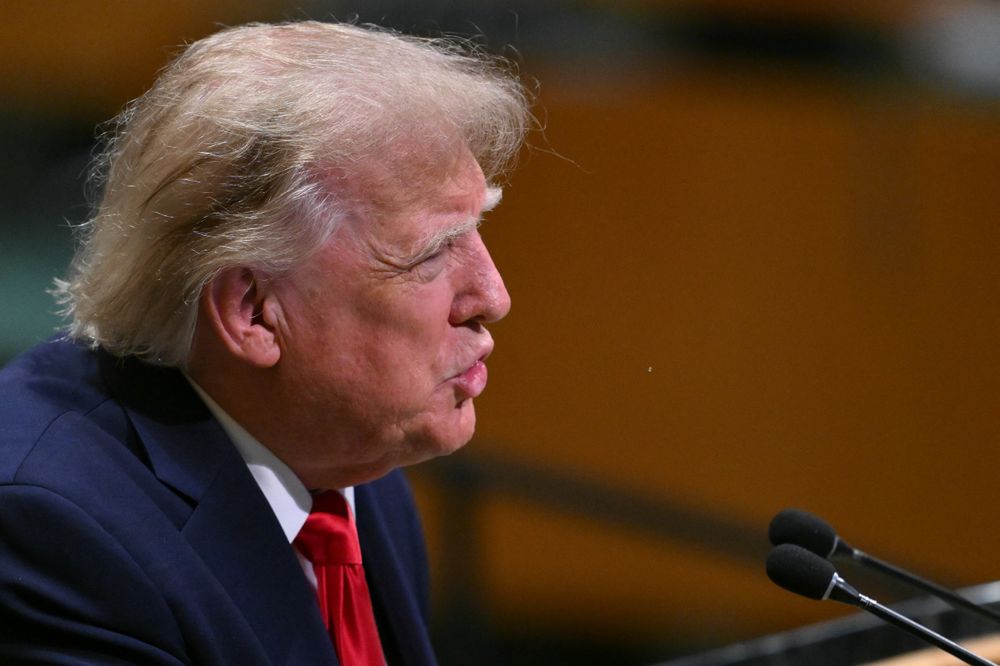 Donald Trump en la Asamblea General de la ONU.&nbsp;
