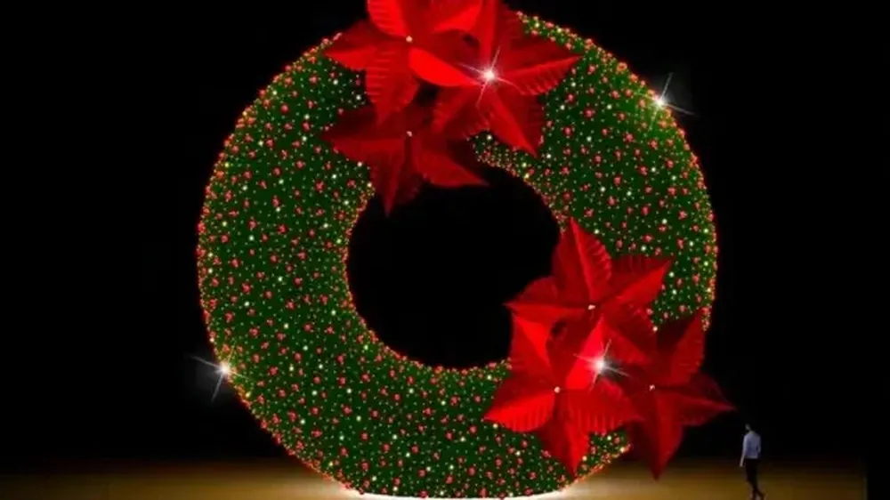 La corona navideña de Madrid que se encenderá el 23 de noviembre.