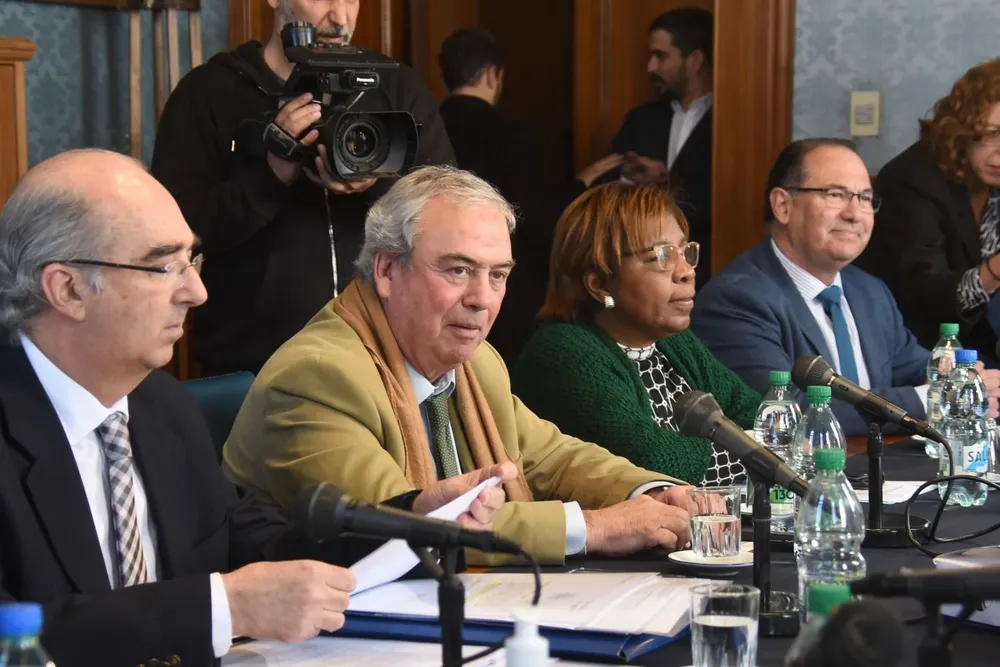 Heber presentó informe a la bancada del Partido Nacional.