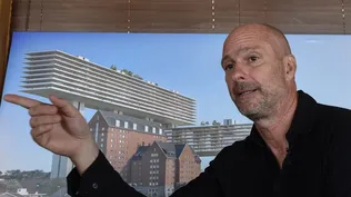 El empresario italiano Giuseppe Cipriani presenta el proyecto de restauración del icónico hotel San Rafael, en Punta del Este. (Archivo, 2019).