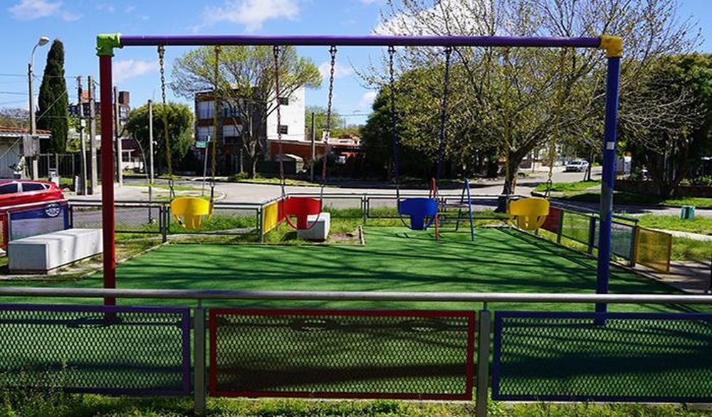 La plaza en octubre de 2021