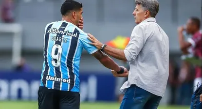 Luis Suárez y Renato Gaúcho