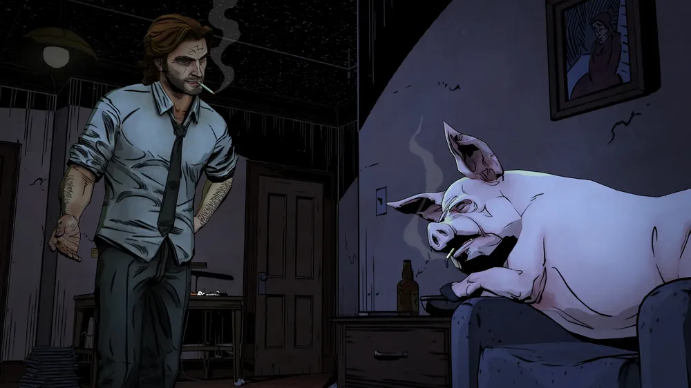 En The Wolf Among Us el lobo de Los tres cerditos es humano y protagonista