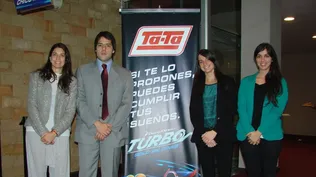 Virginia Fasano, Diego Porto, Florencia Pan y Leticia Reyes.
