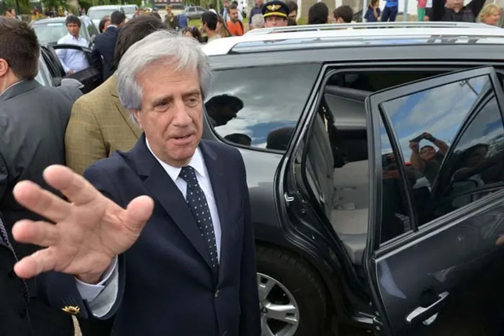 Tabaré Vázquez hace jugar su peso sin necesidad de declaraciones. M. Umpiérrez