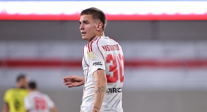 Franco Mastantuono, jugador de River Plate.